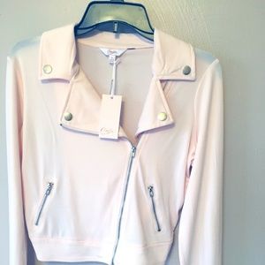 Juniors' Candie's® Knit Moto Jacket